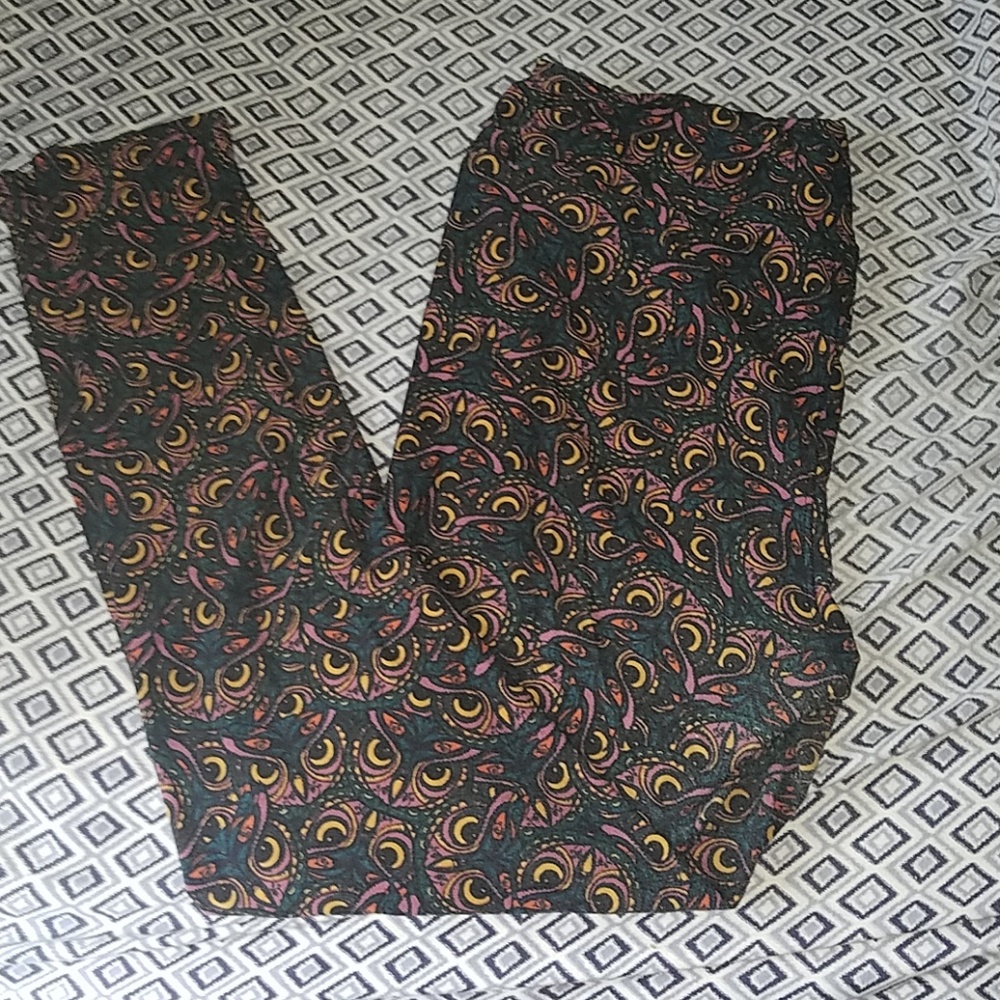 HTF Lularoe Tc Owl Leggings